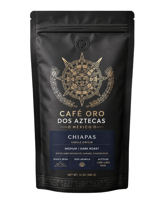 Mexico Chiapas 12 Oz. Medium/Dark Roast.